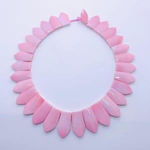 Queen Conch Shell Necklace • Length 22 Inch  • AAA Quality • Natural Pink Queen Conch Shell Necklace