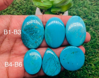 Shattuckite Cabochon • Codice B1- B6 • Cabochon Shattuckite Naturale • Qualità AAAA • Shattuckite Cabs • Ciondolo Shattuckite