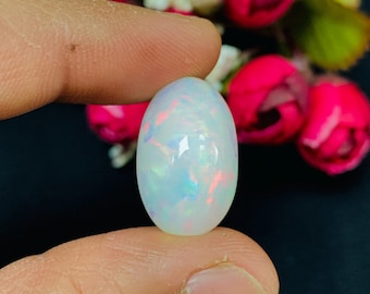 Ethiopian Opal Oval Cabs 22X13 mm size Code #C9 - Weight 14.90 cts  AAA Quality  Ethiopian Opal Cabochon