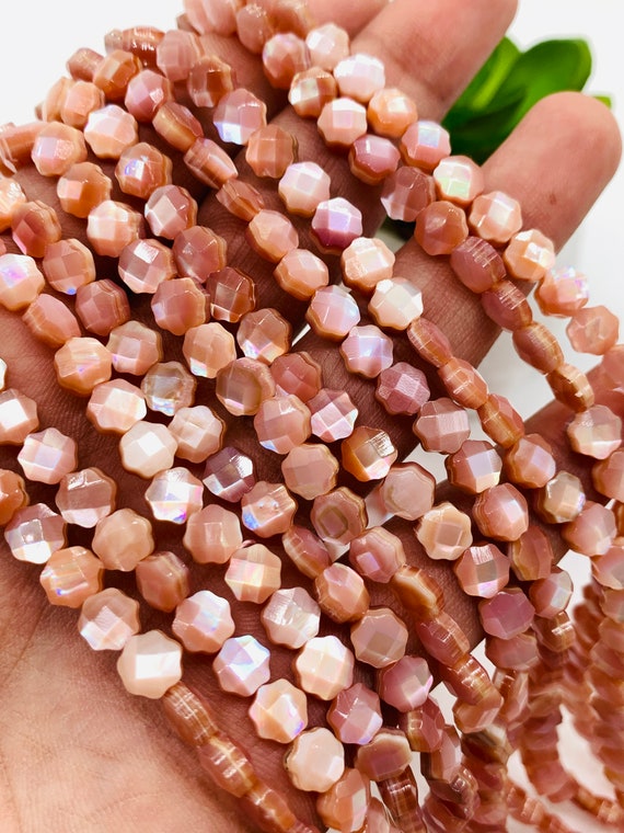 NBEADS 96pz 8 Perline Di Conchiglia Naturale, Perline Di Madreperla Bianca E Farfalla Cuore Stella Luna Per Gioielli Orecchino Collana