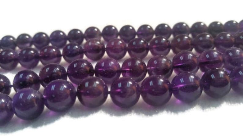 10MM Amethyst Round Beads Length 40cm Natural Amethyst Round .AAA Good Quality