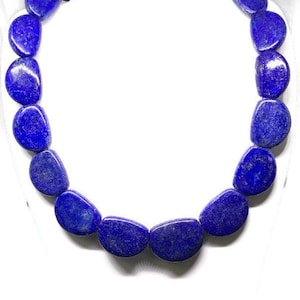Lapis Necklace -CODE #14 -Lapis Square Shape Necklace- Lapis Fancy Necklace - Fancy Jewelry - Super Quality - Lapis Lazuli Necklace