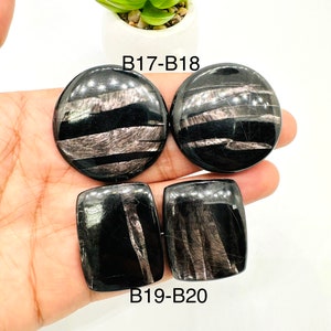 Hypersthene Cabochon Code B17- B20    AAA Quality - Natural Hypersthene Cabochon