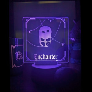 EverQuest Inspired Enchanter LED Acrylic Desk Light Night Light