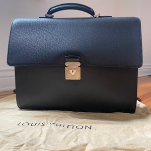 LOUIS VUITTON France Professor Doctor Attorney Monogram Briefcase Bag  Customized