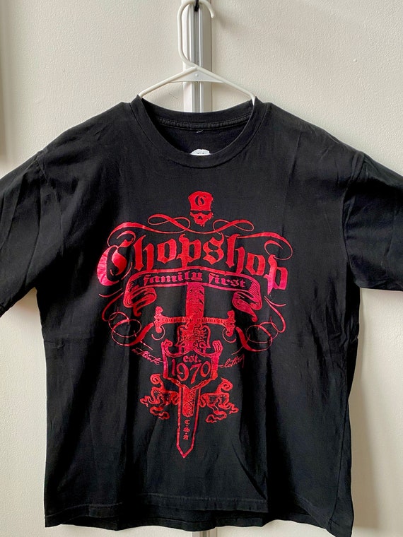 GUNS & ROSES Chopshop T-Shirt Owned and Worn By SL