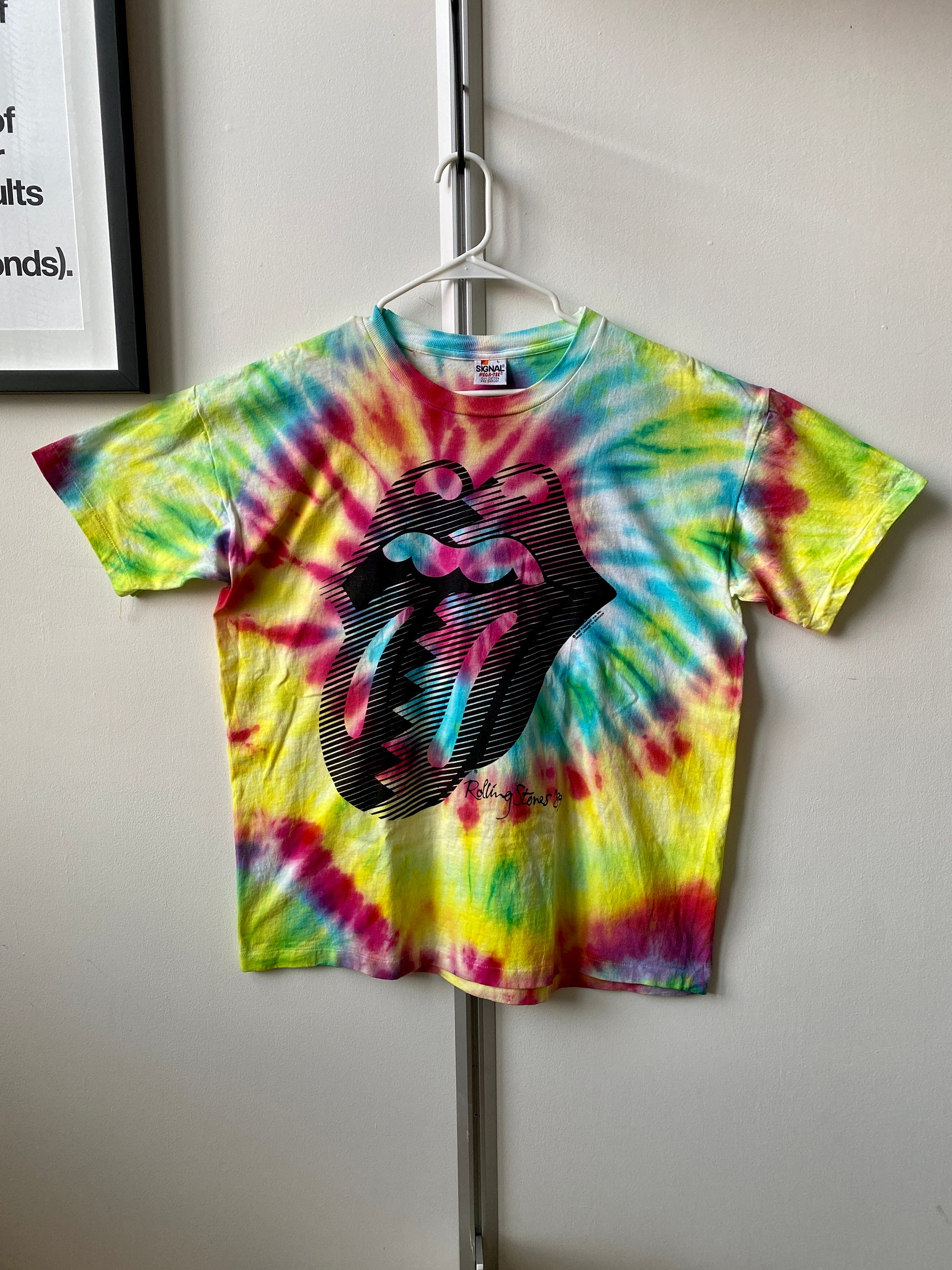 Rolling stones shirt tie dye - Etsy 日本