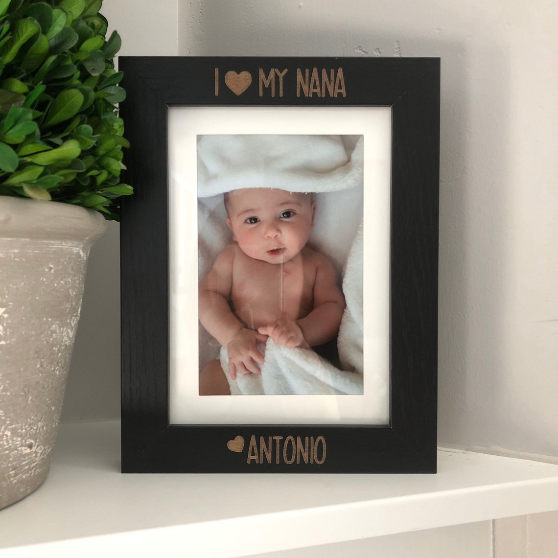 I Love My Nana Picture Frame Gift to Nana Nana Picture Frame Etsy