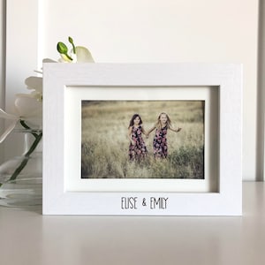 Sister Picture Frame, Engraved Personalized Names Picture Frame, Engraved Sister Picture Frames, Gift for Sister, Birthday Gift, Christmas