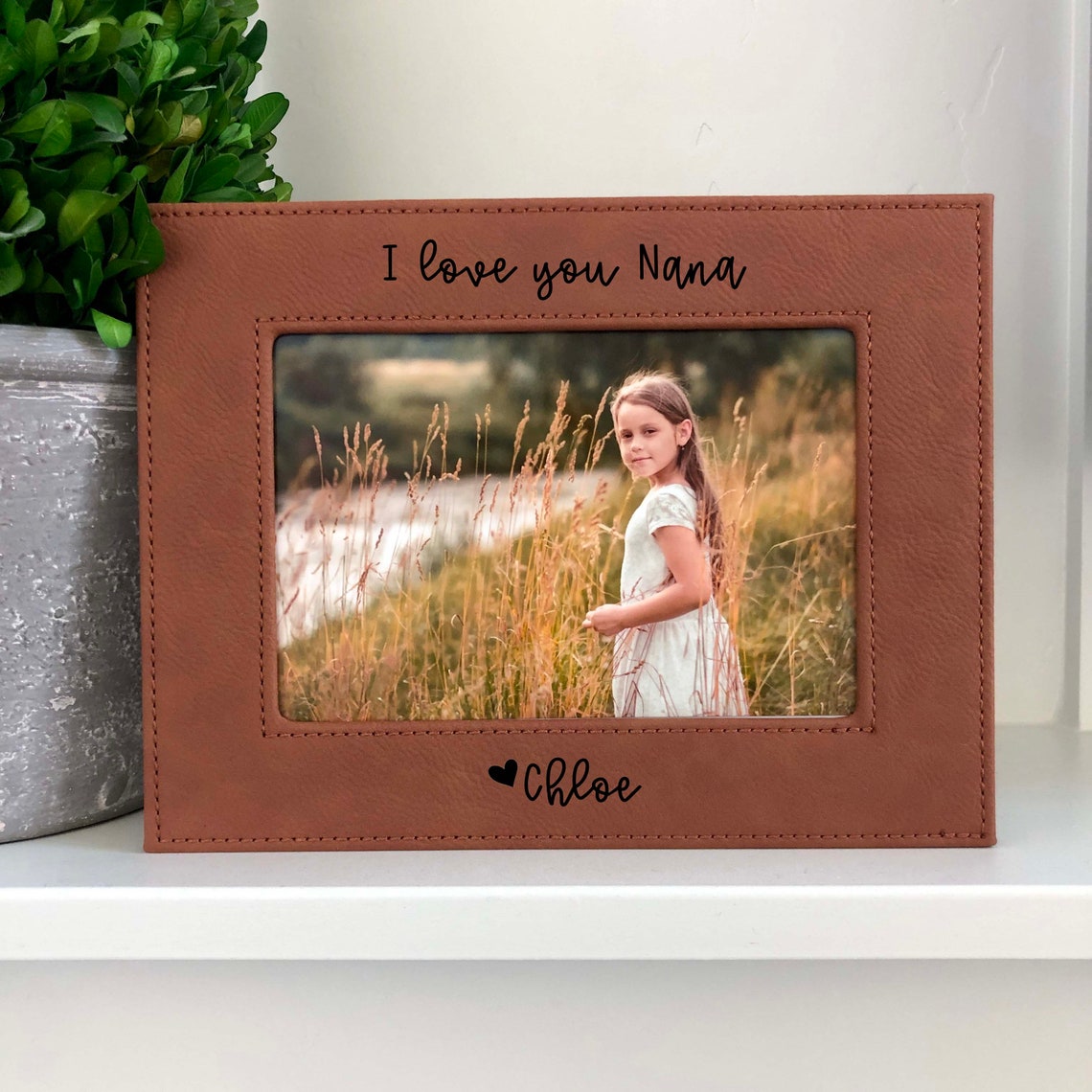 I love you Nana Picture Frame Nana Gift I love you Gift for Etsy