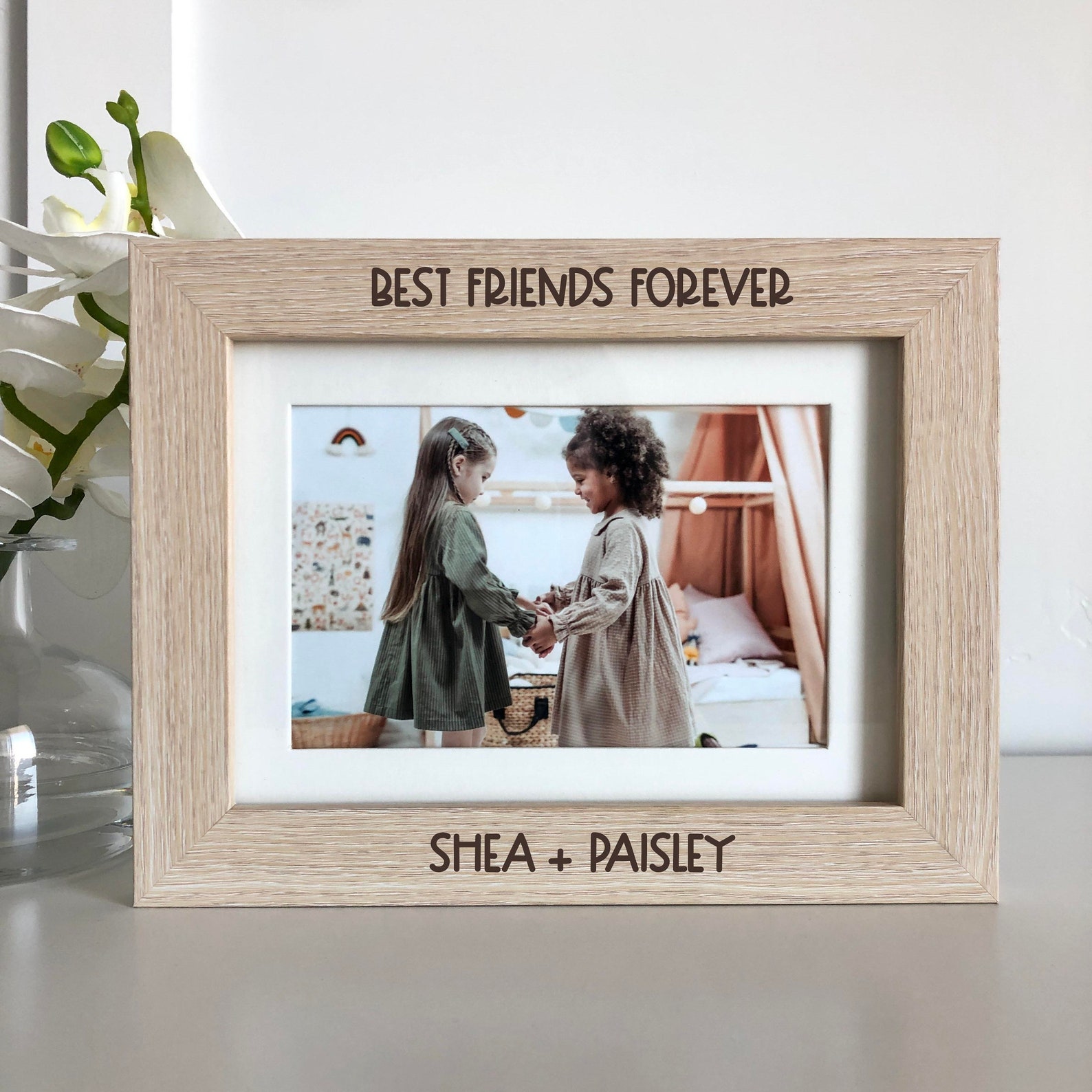 Best Friends Forever Personalized Picture Frame Engraved Etsy
