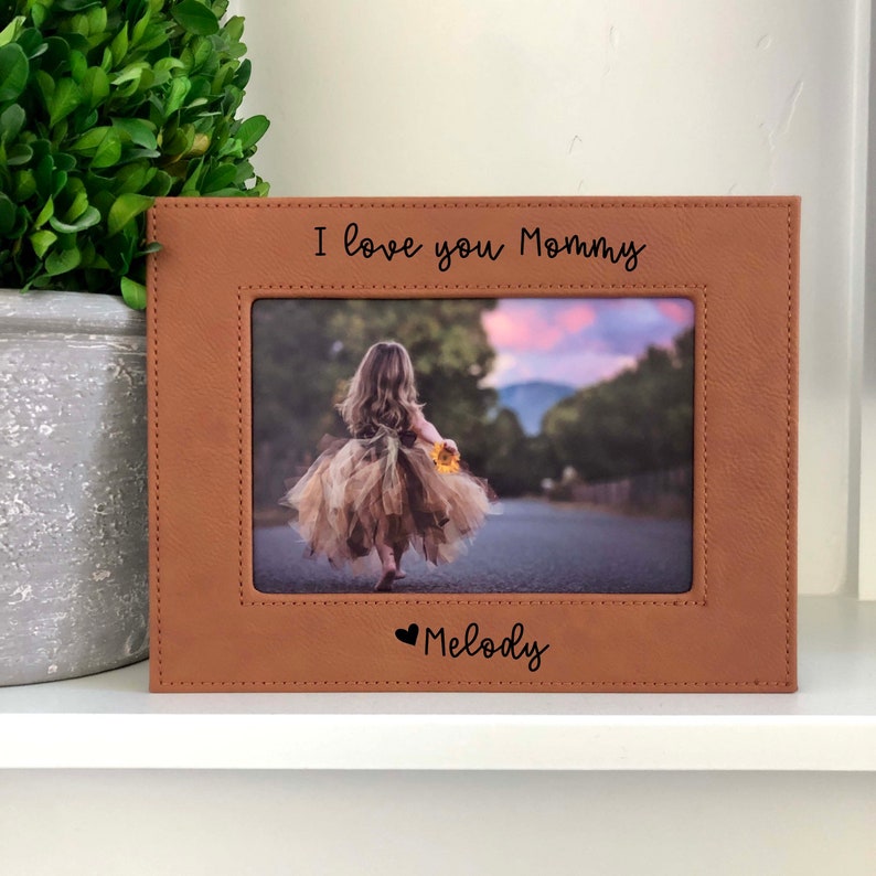 I love you Mommy Picture Frame Custom Picture Frame for Mom Etsy