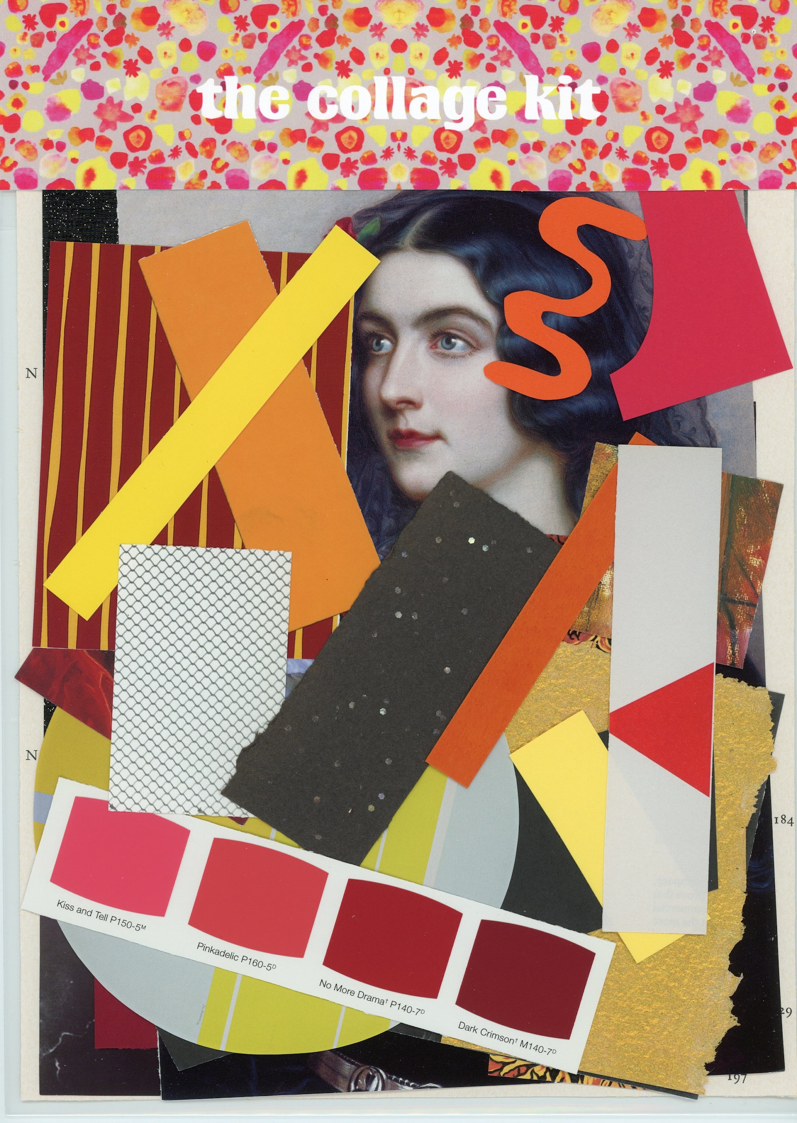 Altered Art Collage Art Kit DIY Craft Kit Adult Art Kit DIY Etsy