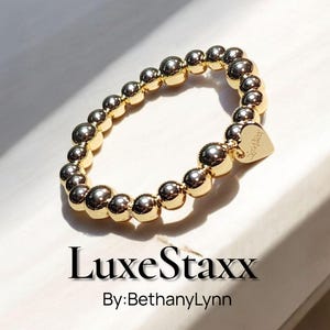 Minimalist Stackable Gold Beaded Bracelets,  Arm Stacks, Layered Jewelry, Layered Bracelets,  Lace Project Inspired Bracelets,  Stacked