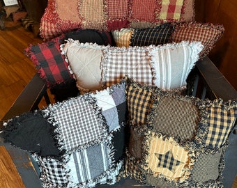 Handmade Rag Pillow Covers