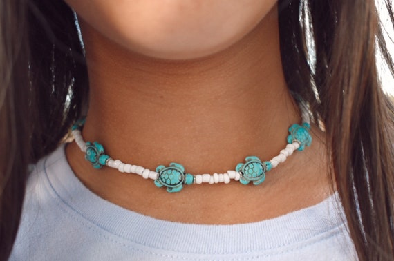 Beaded Turtle Choker Turtle Bead 
