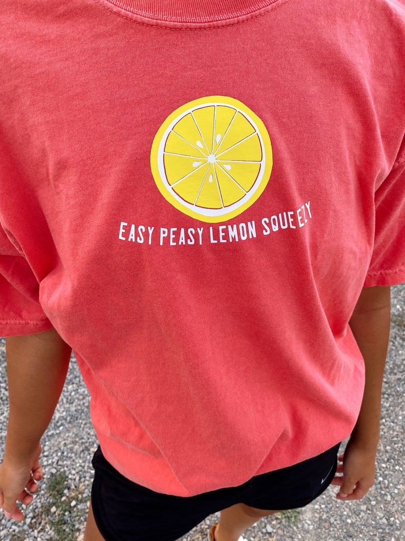 LEMON T-SHIRT Comfort Colors Brand Unisex Graphic Tshirt | Etsy