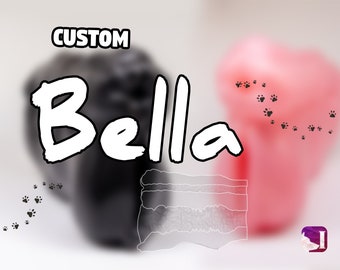 Bella - Double hole fantasy silicone masturbator - Two sizes