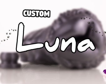 Luna - Fantasy Silikon Masturbator - Mit einem Saug-Plug