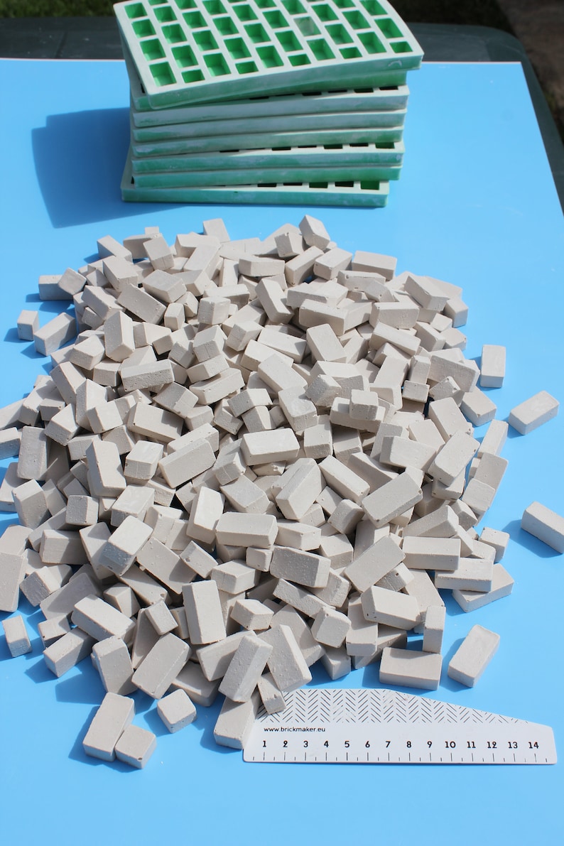 Mold for bricks 00 standard mini building blocks for your project, for miniature, DIY construction MINIMUM ORDER Quantity 3 pcs image 7