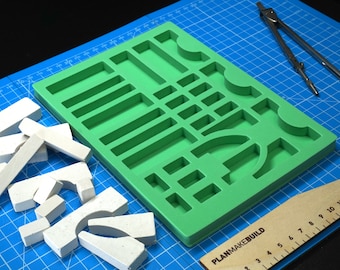 Mold for bricks (01) DIY miniature bridge school project | MINIMUM ORDER Quantity 3 pcs