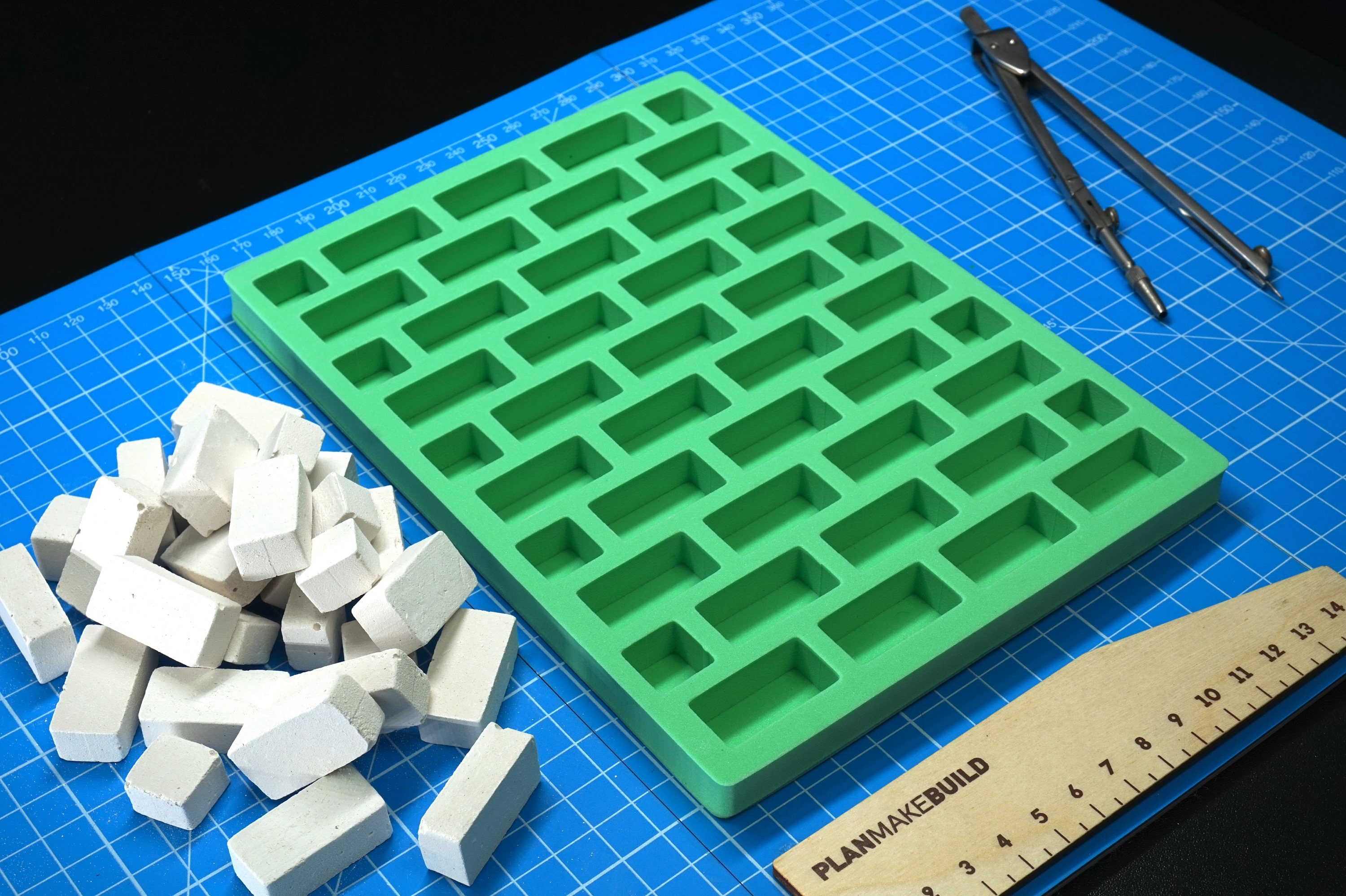 Mold for Bricks 00 Standart Mini Building Blocks for Your Project, for  Miniature, DIY Construction MINIMUM ORDER Quantity 3 Pcs 
