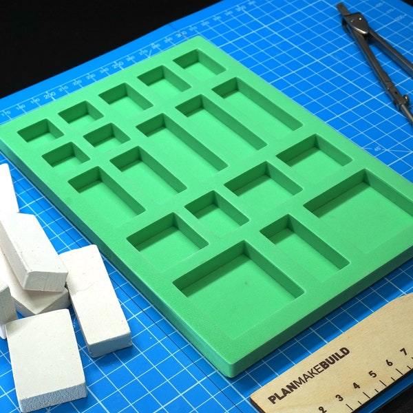 Mold for bricks (04) scale DIY for mini model | MINIMUM ORDER Quantity 3 pcs