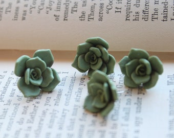 Echeveria Stud Boucles d’oreilles / Mode de mariage / Bijoux de demoiselle d’honneur / Cottagecore