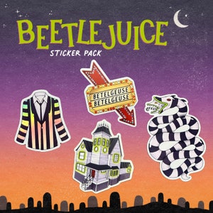 BEETLEJUICE sticker pack