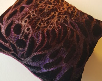 Stunning velvet cushion, handmade unique piece to amaze.