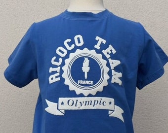 Tee -Shirt bleu ou  blanc