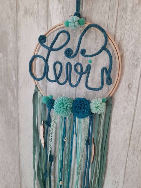 Dream catcher with name tapestry