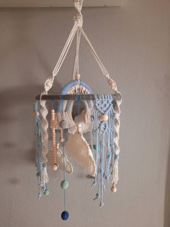 Macrame Rainbow Mobile