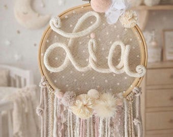 Traumfänger mit Namen. Ein Einzelstück nur für dich.