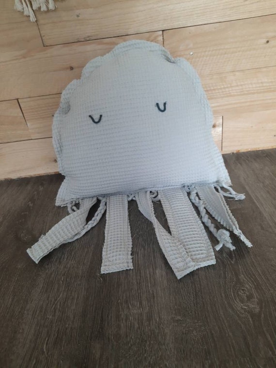 Jellyfish cuddly pillow, various colors.