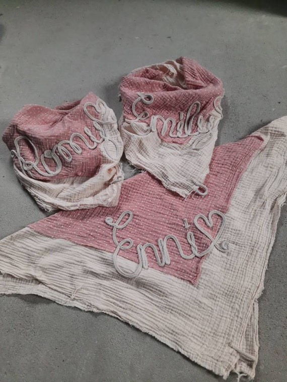 Muslin scarf, comforter or burp cloth