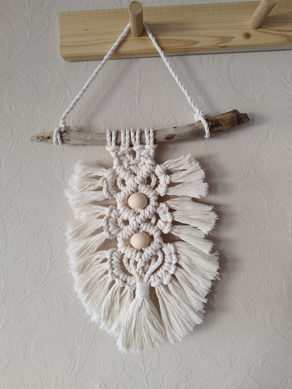 Mini macrame wall hanging