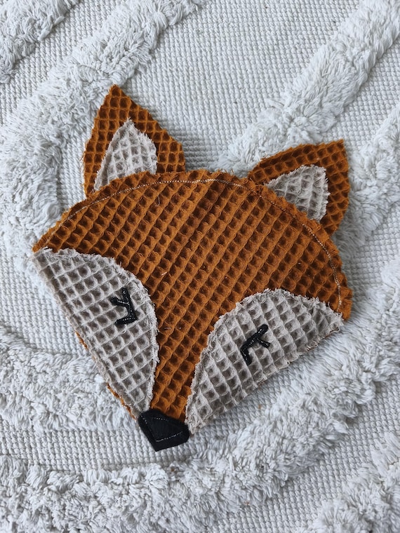Fox appliqué for school cone or pillow to sew on yourself.