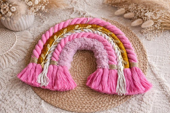 Rainbow wall decoration