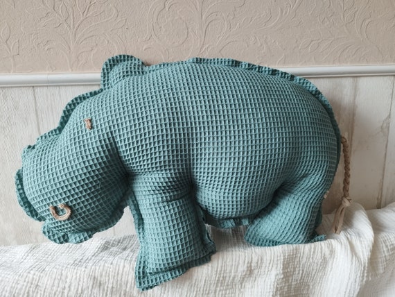 Cuddly cushion hippo, hippo