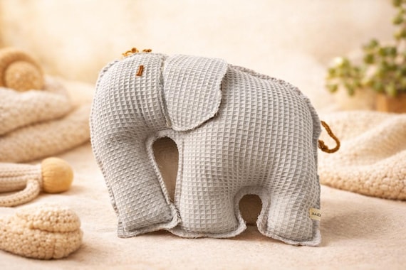 Cuddly elephant, pillow