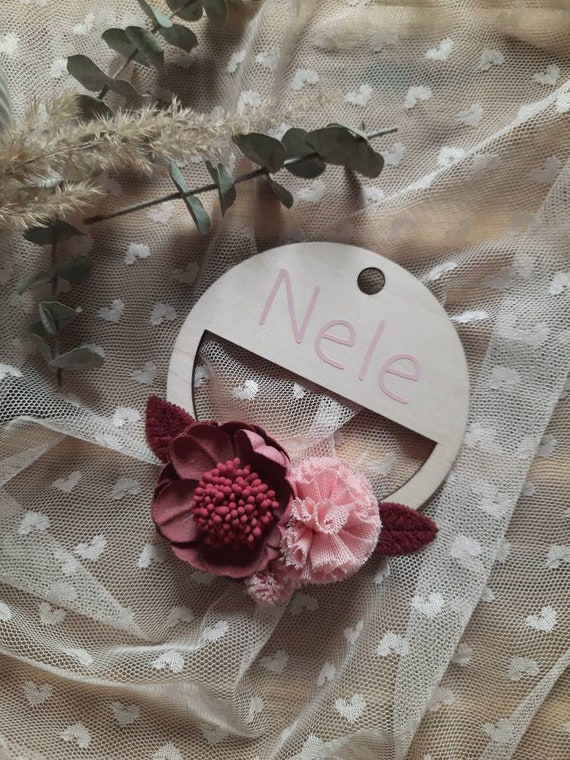 Mini door sign, name tag or gift tag