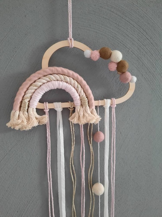 Cloud mobile /wall hanging/hair clip holder
