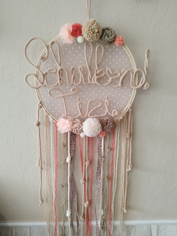 School child dream catcher with name