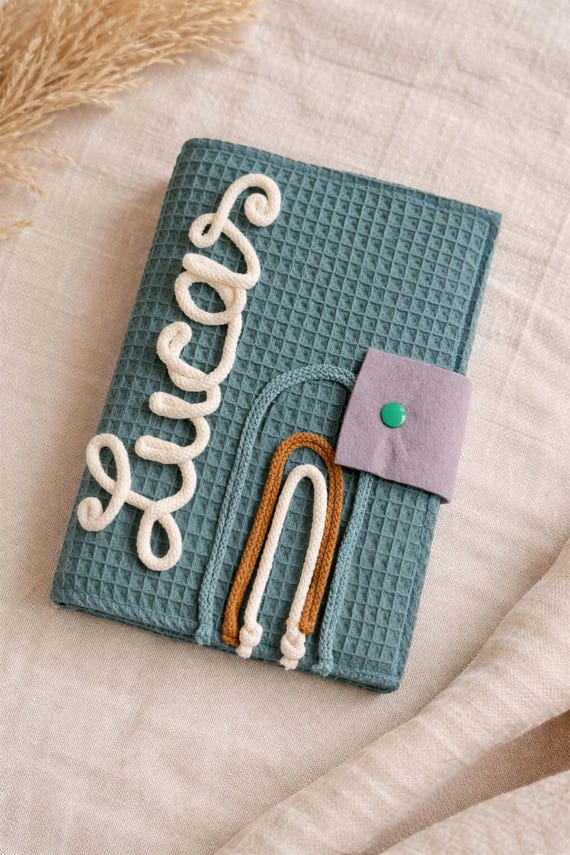 U booklet cover with name