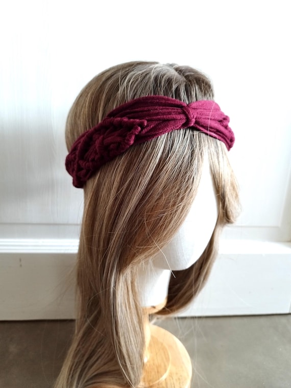 Macrame hairband - hand-knotted boho accessory