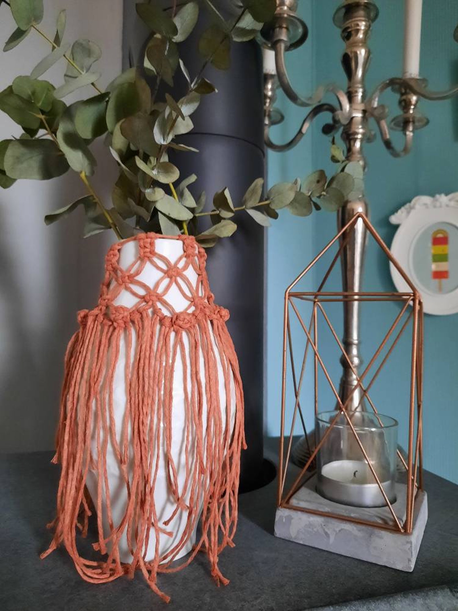 Macrame Bottles / Vase Cover Etsy