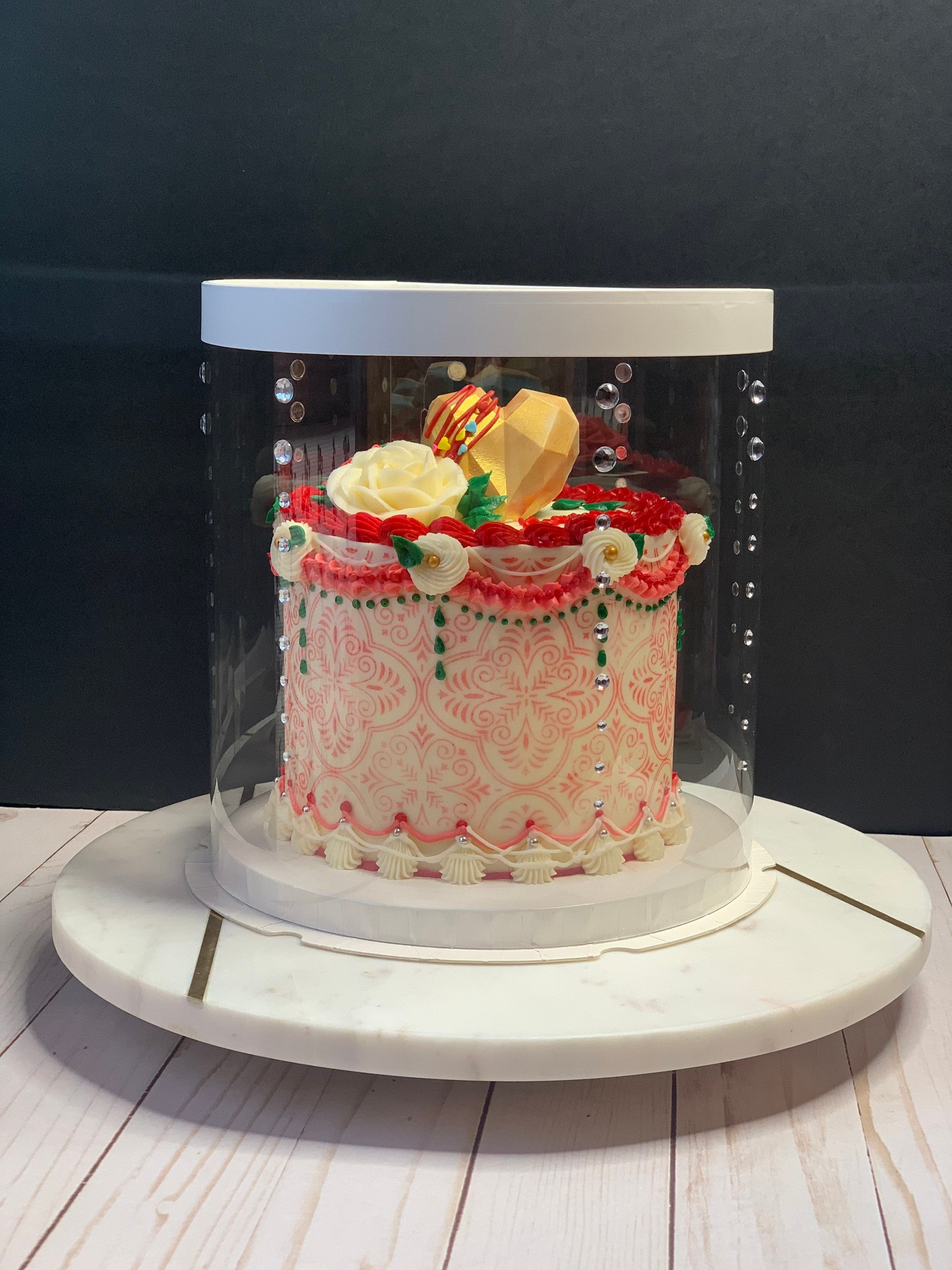 10 clear cake boxes bulk Round Clear Cake box9Height Etsy