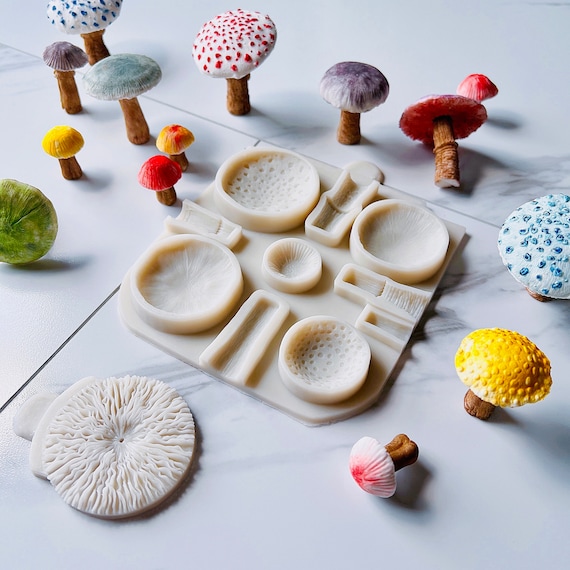 Mushroom Silicone Mold for Cake Decorating 