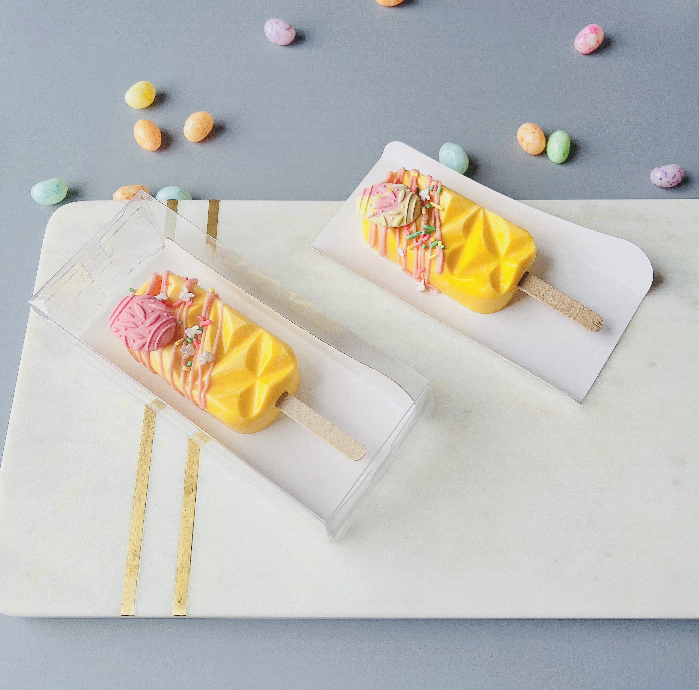 20 Sets Clear Cakesicle Boxes / Popsicle Box Clear Cake Pop Etsy